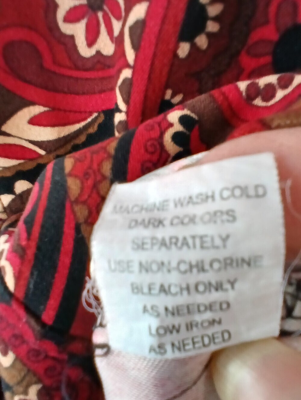 Notations Paisley Print Zip Up Shacket Womens 2X Layering Business Outing - Picture 4 of 5